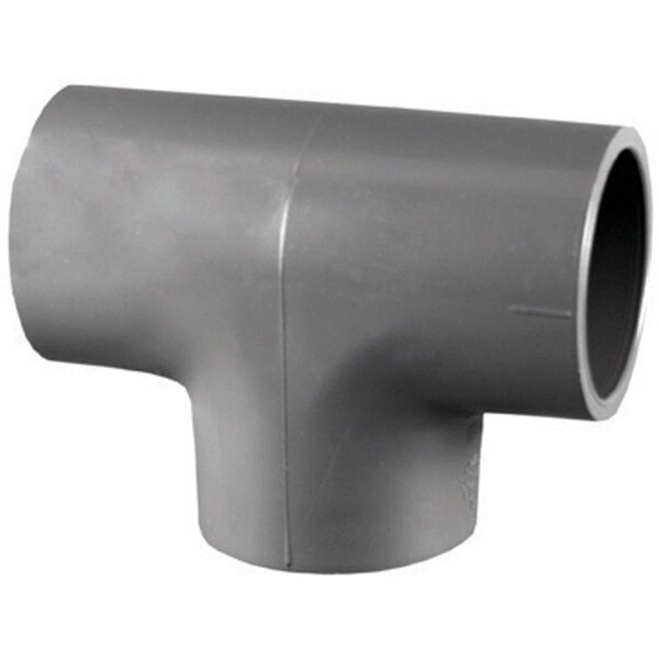 Charlotte Pipe And Foundry 1 x 1 x 1 in. dia. Slip to Slip PVC Schedule 80 Tee Gray 40581 - main