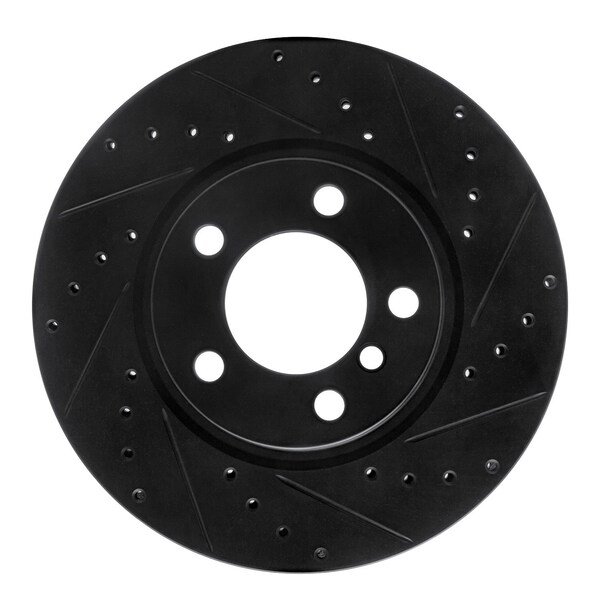 Dynamic Friction Co DFC Brake Rotor - Drilled and Slotted - Black 633-32011R - main