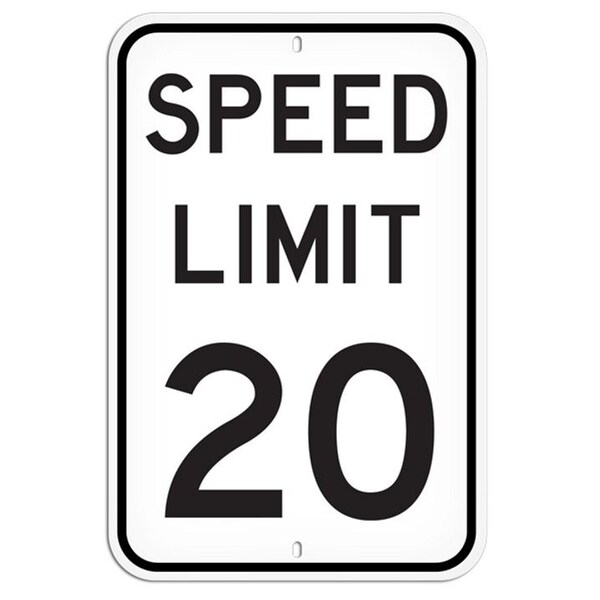 Primeguard Speed Limit 20, 12'' x 18'' PSS1035R - main