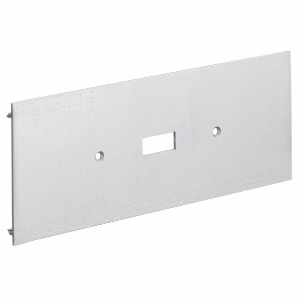 Hubbell Wiring Device-Kellems Metal Raceway, Aluminum Series, Device Plate, HBLALU3800/HBLALU4800 Series, 1-Gang, Toggle Opening, Anodized HBLALUN - main