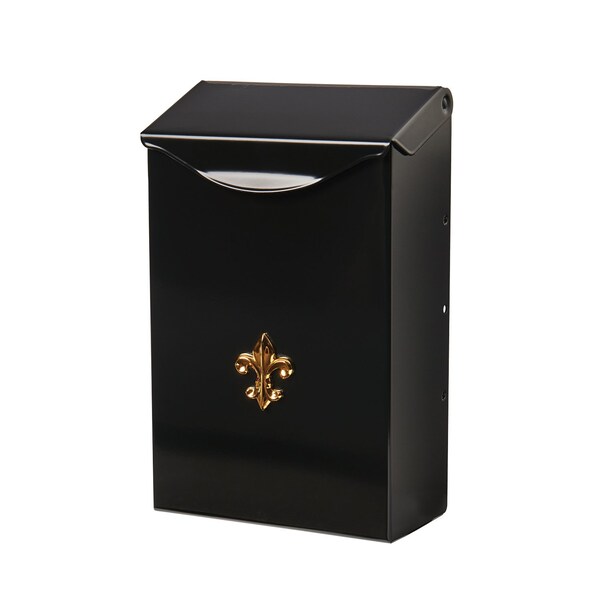 Architectural Mailboxes Classic Vertical Wall-Mount, Black BW1100AM - main