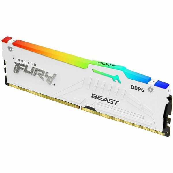 Kingston 16GB 6800MT/s DDR5 CL34 DIMM FURY Beast White RGB EXPO KF568C34BWEA-16 - main