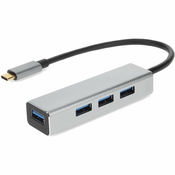 Add-On Addon 20Cm Usb 3.1 Type (C) Male To 4X Usb 3.0 (A) Female Black USBC24USB3AL-AA - main