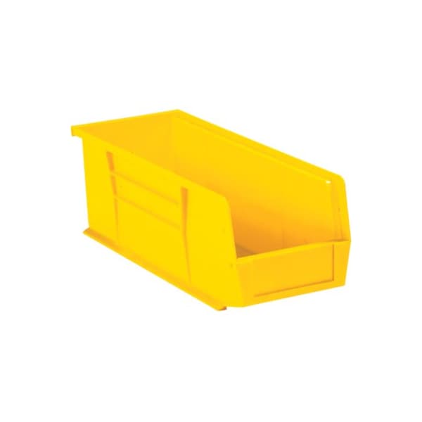 Partners Brand Hang & Stack Storage Bin, Yellow, 6 PK BINP1111Y - main