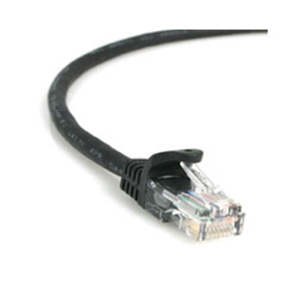 Ezgeneration 25 ft Black Snagless Category 5e- 350 MHz- UTP Patch Cable EZ688409 - main