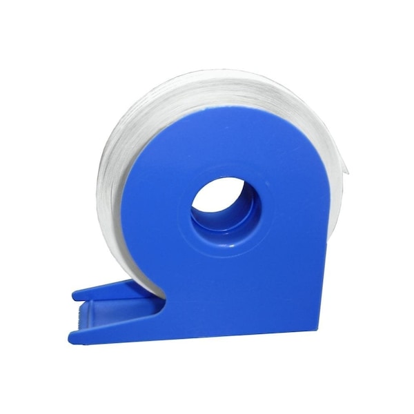 Wod Tape Heavy Duty Double Sided Tissue Tape with Extended Liner and Dispenser: 1in x 108 ft, 12PK WOD T-TAKD-01000-12-108-CLE - main