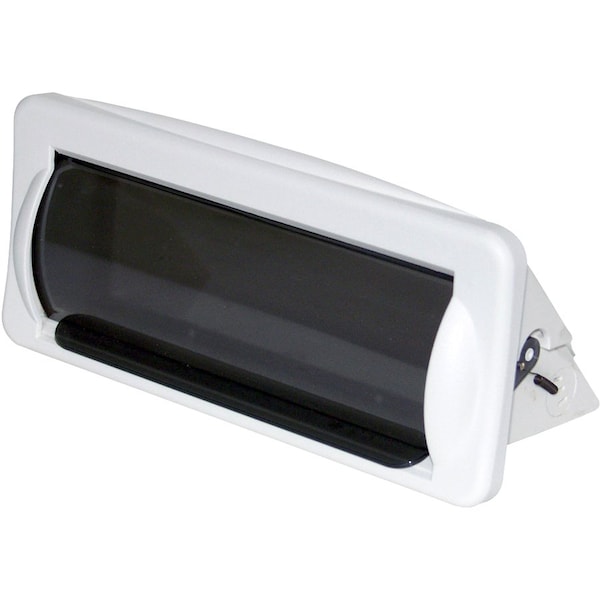 Pyle Water Resistant Marine Stereo Cover - Boat Radio Protector Shield with Flip-up Door, Gasket PLMRCW2 - main