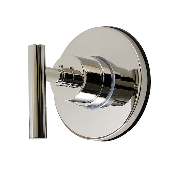 Kingston Brass Single-Handle Three-Way Diverter Valve with Round Trim Kit, Polished Nickel KS3036CML - main