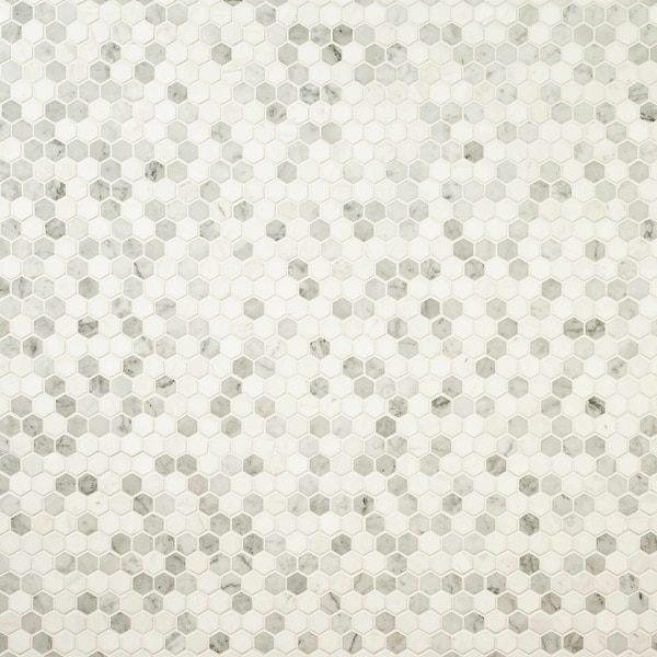 Msi Binaco Dolomite Tibi Sample Polished Marble Mosaic Floor And Wall Tile ZOR-MD-0572-SAM - main