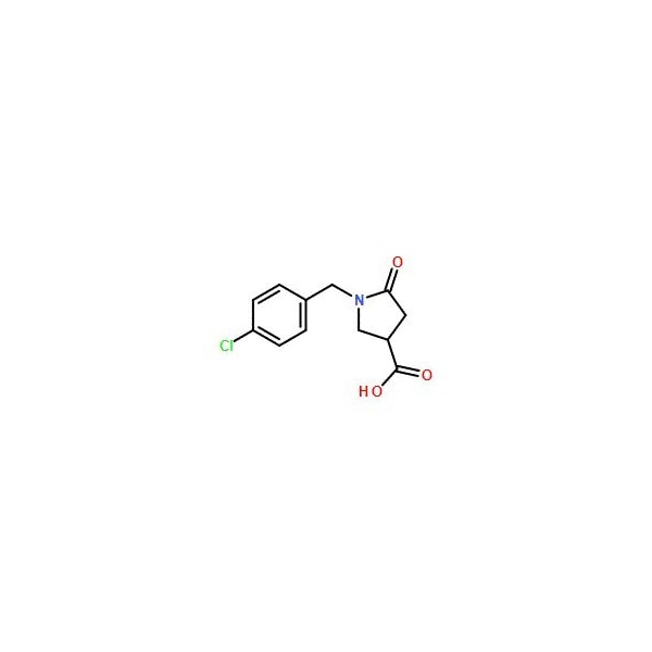 Ak Scientific 1-(4-Chlorobenzyl)-5-oxopyrrolidine-3-carboxylic acid (5g), CAS 96449-92-2 6762AC-5g - main