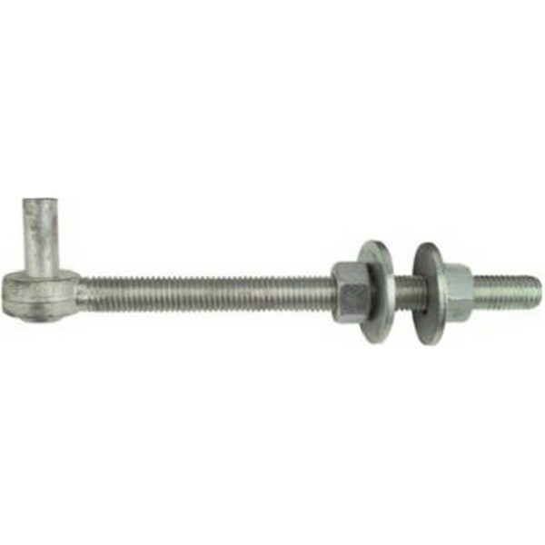 Eat-In N130-617 0.62 x 8 in. Zinc Bolt Hook EA569418 - main