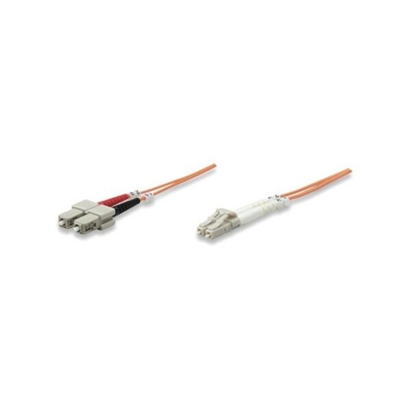 Intellinet Network Solutions 5M 14Ft Lc/Sc Multi Mode Fiber Cable 471282 - main