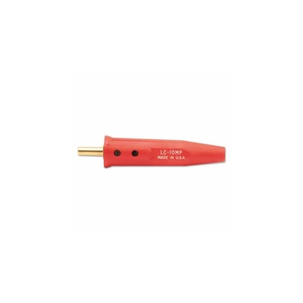 Lenco Machine Plug, Single-Oval-Point Screw Connection, 1/0-4 Cap., Red, LE LC-10MP 380-05081 - main