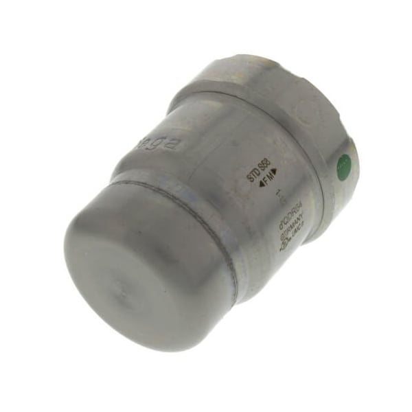 Viega MegaPress cap P 1.5 carbon steel zinc-nickel coating 25750 - main