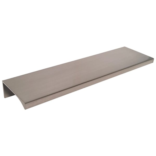 Pride Industrial 6in Aluminum Tab Cabinet Pull with 4-2/5in Center to Center Satin Nickel Finish P1806SN - main