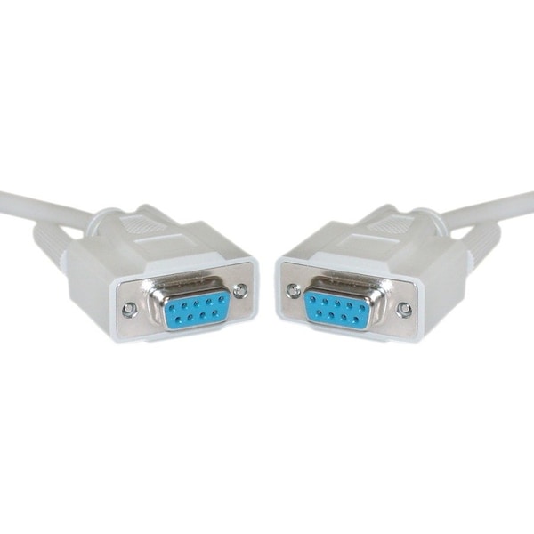 Cable Wholesale Null Modem Cable, DB9 Female, 8 Conductor, 10 foot 10D1-20410 - main