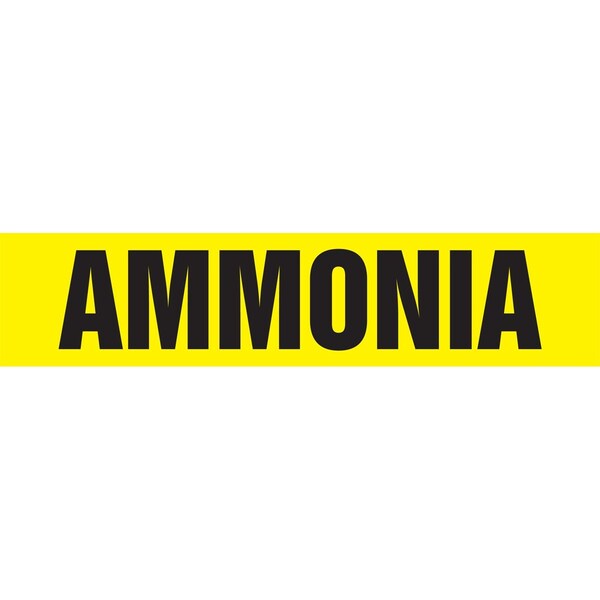 Accuform ASME ANSI PIPE MARKER AMMONIA RPK137SSH - main