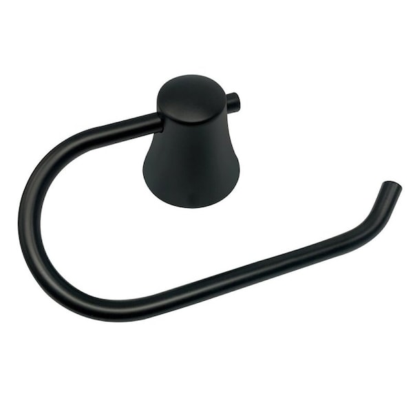 Boston Harbor Paper Holder, Zinc/Steel, Black, Matte Black, Wall Mounting 8755C - main