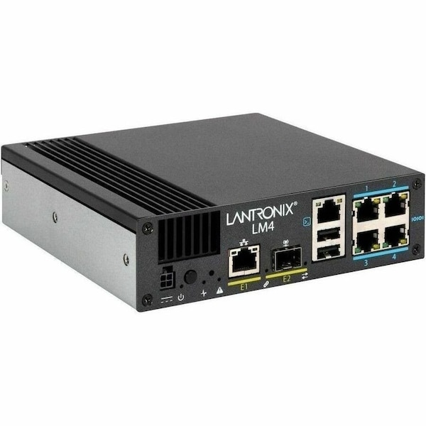Lantronix LM4 LOCAL MANAGER, 4 RJ45 SERIAL PORTS, 11 RS232 & 1 FIBER & 1 ETHERNET MANAGEME LM4-4S-NA - main