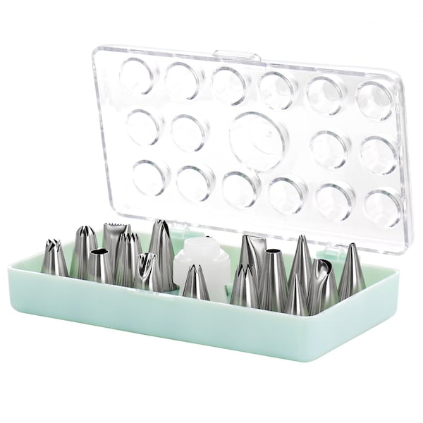 Martha Stewart 16 Piece Stainless Steel Assorted Cake Decorating Nozzles 80652.16 - main