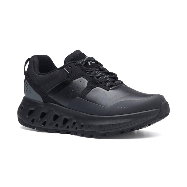 Shoes For Crews Springer Leather 4SG Women's Non-Slip Work Sneakers, Black, Size 10 22434 - main
