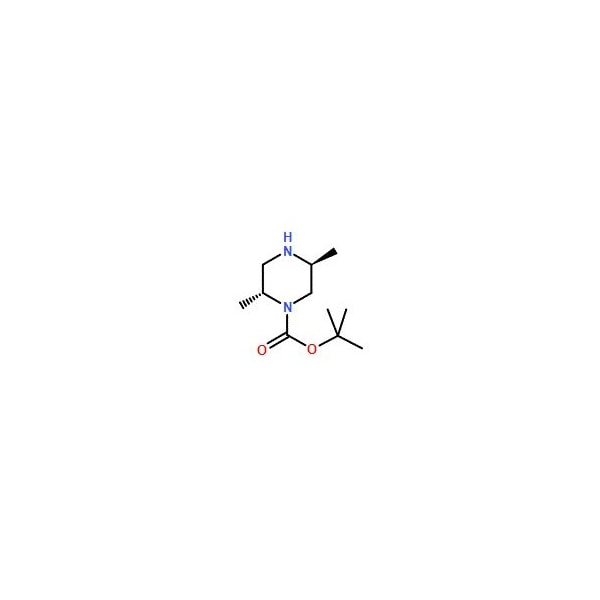 Ak Scientific (2R, 5S)-tert-Butyl 2, 5-dimethylpiperazine-1-carboxylate (5g), CAS 309915-46-6 3295AB-5g - main