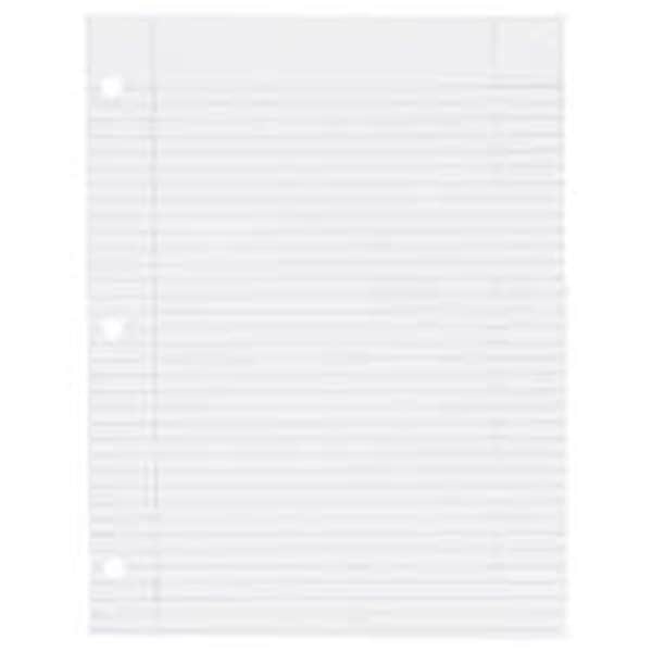 Sparco Filler Paper 3HP College Ruled wMargin Line 11in.x8.50in. WE SPR82110 - main