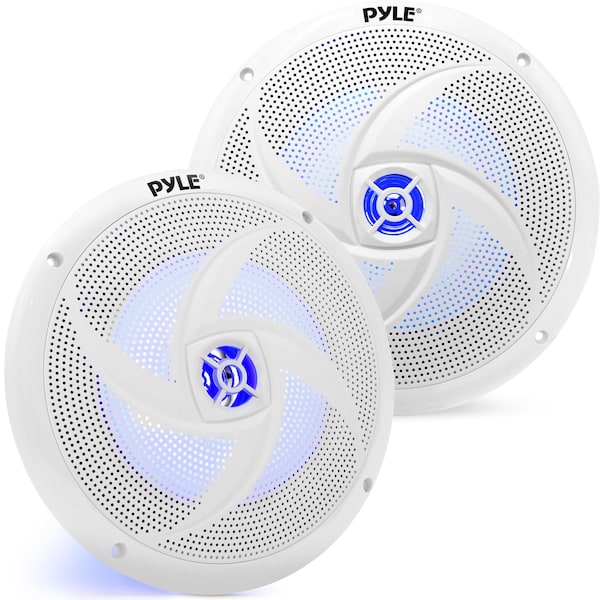 Pyle PyleUsa 8 Inch Marine Speakers PLMRS83WL - main
