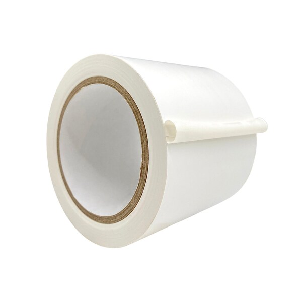Wod Tape Floor Marking Tape, PVC, White, 4 inch W., 36 yards L., 5 mil Thickness, 12 PK WOD VTC365-04000-12-36-WHI - main