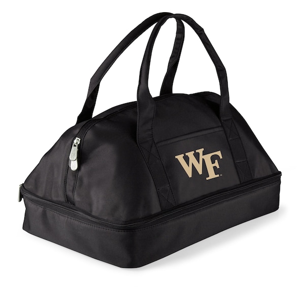 Picnic Time Family Of Brands NCAA Wake Forest Demon Deacons Potluck Casserole Carrier - Insulated Thermal Food Carrier 650-00-175-614-0 - main