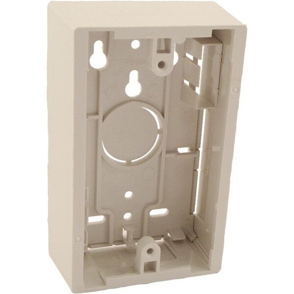 Leviton Electrical Box, Back Box Type, 1 Gang, Plastic, Rectangular Shape 42777-1WB - main