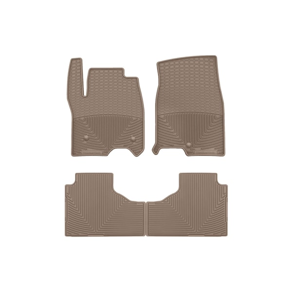 Weathertech Tan, Front and Rear All Weather Floor Mats W568TN-W569TN - main