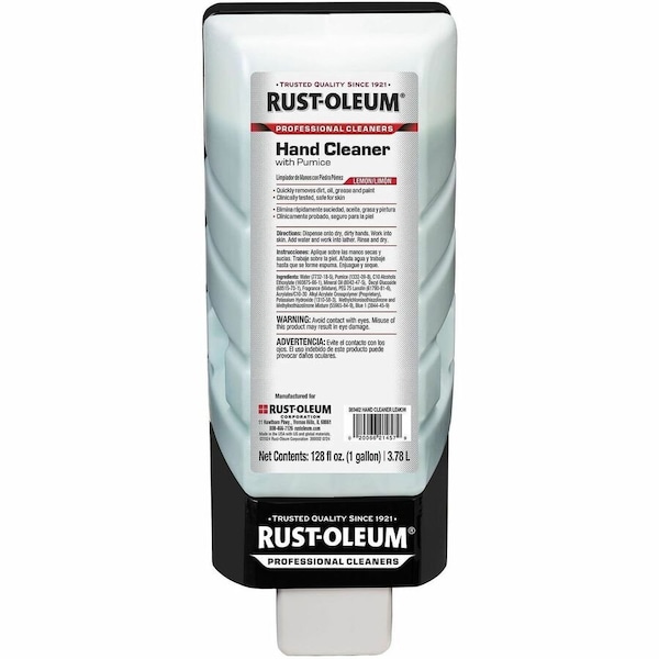 Rust-Oleum Professional Hand Cleaner With Pumice, Lemon Scent, 1 gal, 4PK 383462 - main
