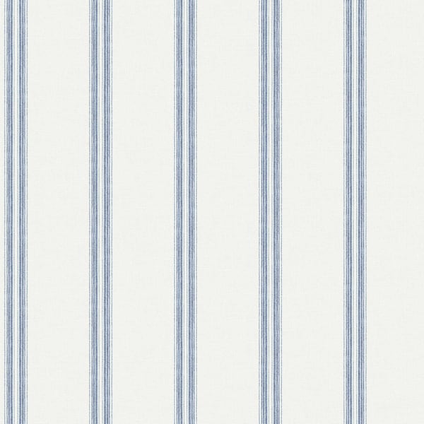 Chesapeake Johnny Navy Stripes Wallpaper 3119-13072 - main