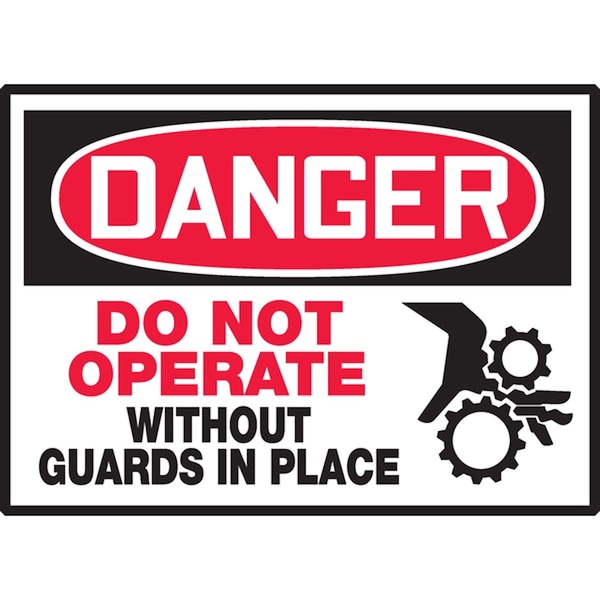 Accuform Danger Safety Sign LEQM137VSP - main