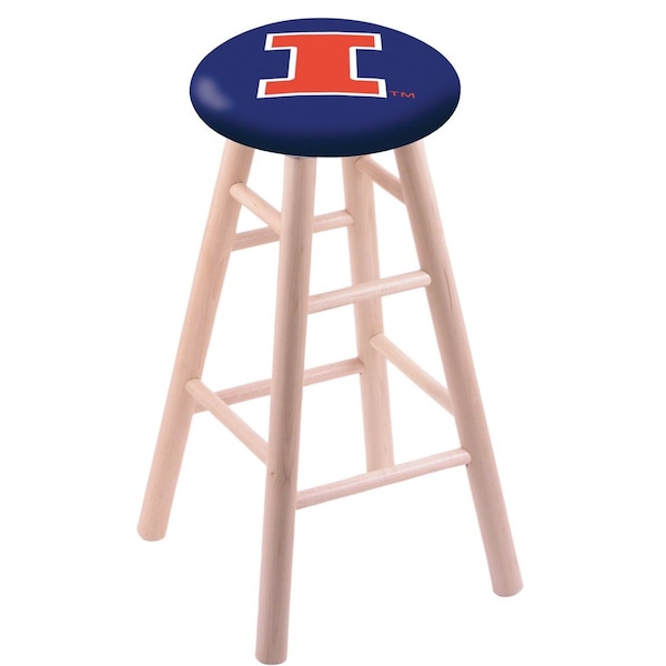 Holland Bar Stool Co Maple Bar Stool, Natural Finish, Illinois Seat RC30MSNat - main