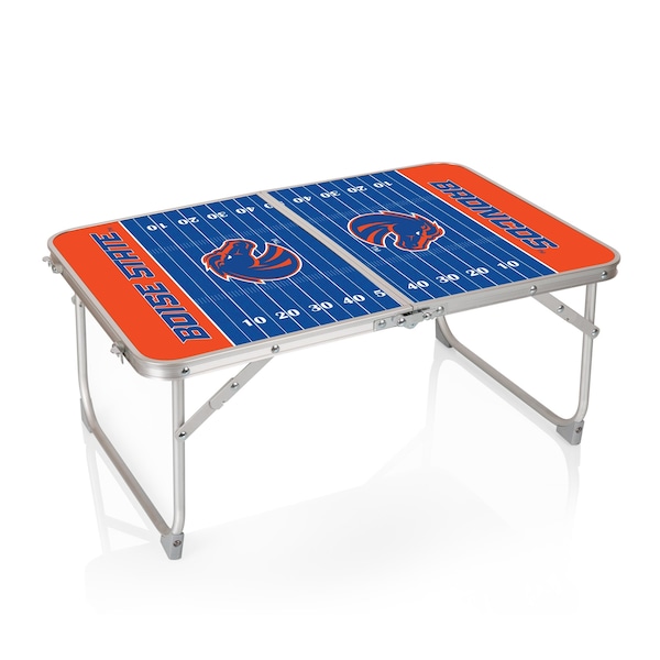 Picnic Time Family Of Brands Boise State Broncos - Concert Table Mini Portable Table, Charcoal Wood Grain 843-00-141-704-0 - main