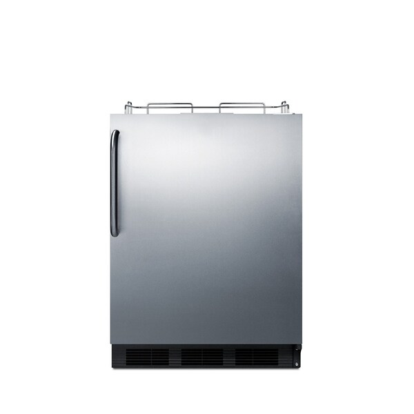 Summit Commercial 24in Wide Built-In Kegerator, ADA Compliant SBC58BLBICSSADANK - main
