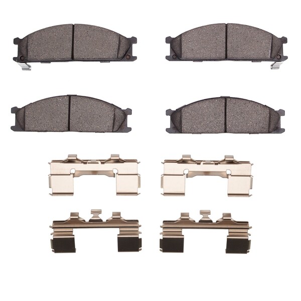 Dynamic Friction Co DFC HybriDynamic Brake Pads Hrdwr Kit 4000-0333-01 - main