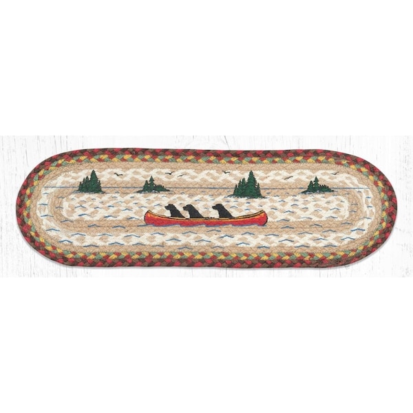 Palacedesigns 27 x 8.25 in. ST-OP-81 Labs In Canoe Oval Stair Tread PA2846063 - main