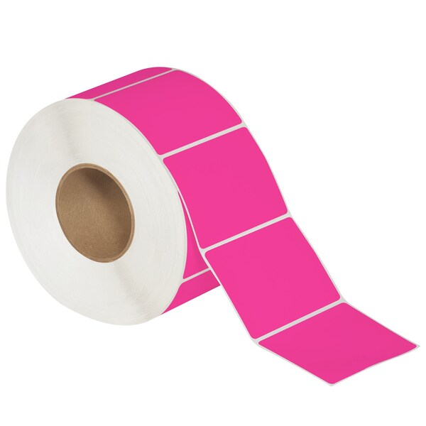 Tape Logic 4 x 3in Fluorescent Pink Thermal Transfer Labels, 4PK THL146PK - main