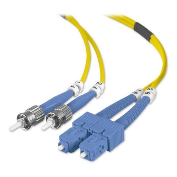 Belkin Duplex Fiber Optic Cable /St/Sc/8.3/125/ 10M F2F80207-10M - main