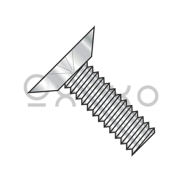 Oxoxo 1/4-20X1 Phillips Flat Undercut Machine Screw Fully Threaded 316 Stainless Steel, 1000PK 471355 - main