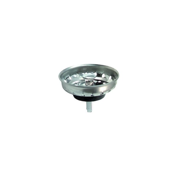 Master Plumber Basket Sink Strainer with Post, Chrome Finish 548-872 - main