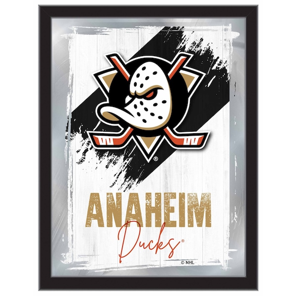 Holland Bar Stool Co Anaheim Ducks 17 in.x22 in. Logo Wall Mirror MLogo - main