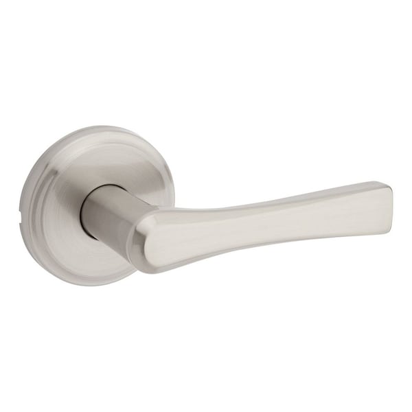 Kwikset Katella Lever Passage Door Lock with 6AL Latch and RCS Strike Satin Nickel Finish 720KAL-15 - main