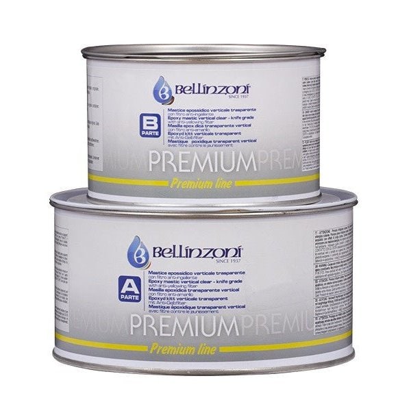 Bellinzoni Epox Premium - Two Component Epoxy Mastic with High Transparency and Very Low Yellowing for Gluing, BEPTE - main