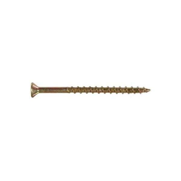 Hillman Wood Screw, #8, 1-1/4 in, Zinc Yellow Steel Flat Head Torx Drive, 5 PK 41913 - main
