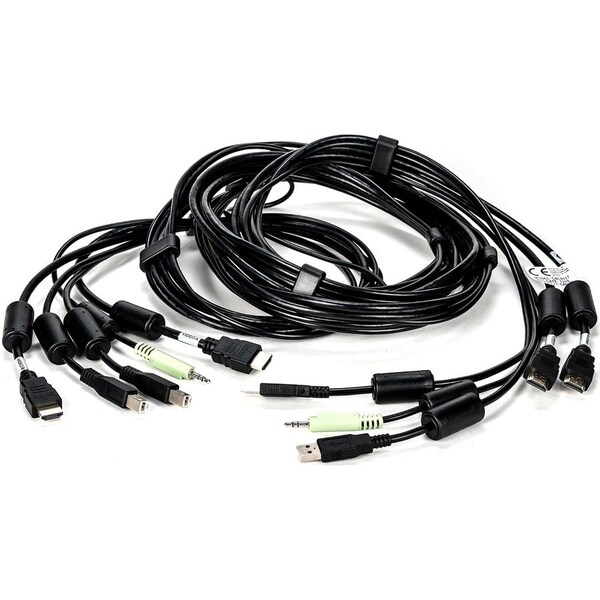 Vertiv Cybex SC800/SC900 10 feet All-in-One KVM Cable | Dual Head | 4K UHD | HDMI-to-HDMI (CBL0117) CBL0117 - main