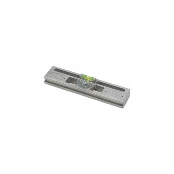 Curv-O-Mark Angle Level, 9 in L, 1 Vial, Aluminum 430-14777 - main